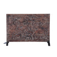 Carved Wood Panel on Iron Stand by Home Trends & Design at Eve Furniture