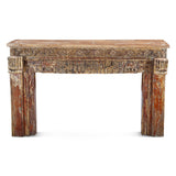Carved Wooden Door Console Table by Home Trends & Design at Eve Furniture