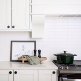 Carver Set of 2 Oblong White Washed Wood Footed Trays by Mercana at Eve Furniture