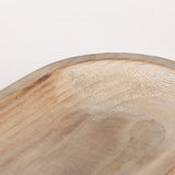 Carver Set of 2 Oblong White Washed Wood Footed Trays by Mercana at Eve Furniture