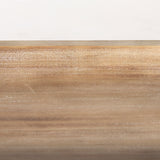 Carver Set of 2 Oblong White Washed Wood Footed Trays by Mercana at Eve Furniture