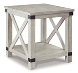 Carynhurst 2 End Tables in Whitewash by Ashley at Eve Furniture