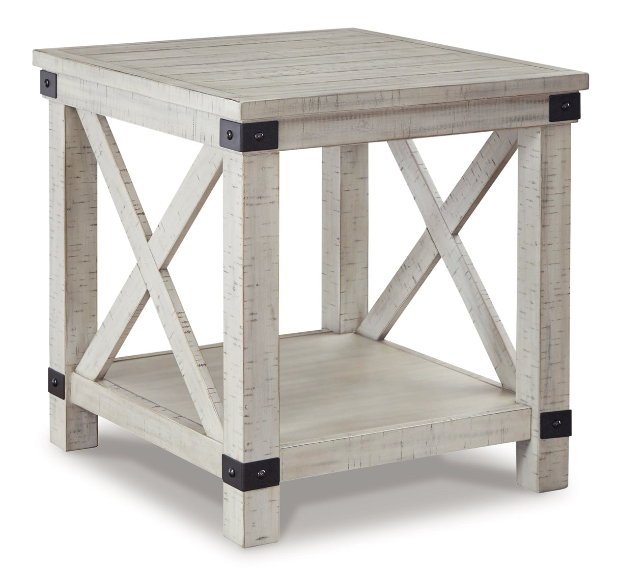 Carynhurst Coffee Table with 1 End Table in Whitewash by Ashley at Eve Furniture