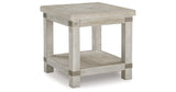 Carynhurst Coffee Table with 2 End Tables in White Wash Gray by Ashley at Eve Furniture