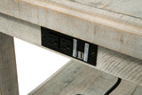 Carynhurst White Wash Gray End Table by Ashley at Eve Furniture