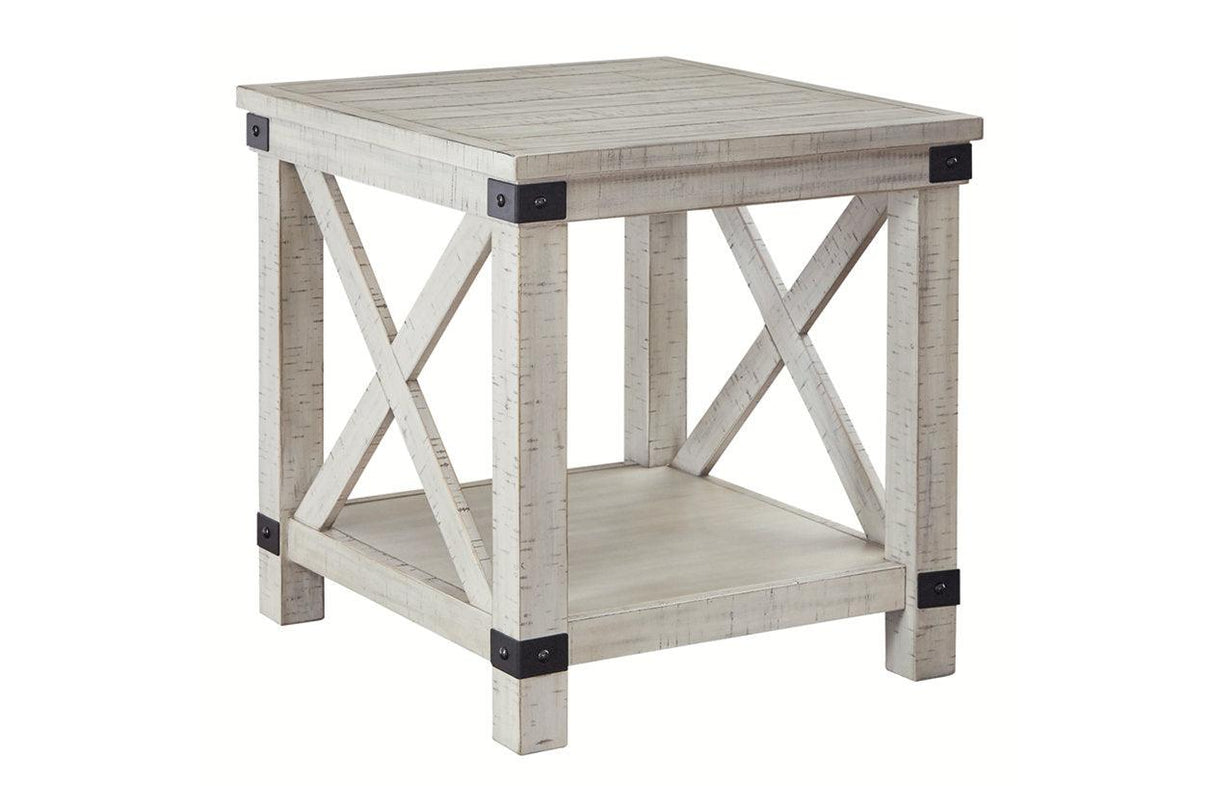 Carynhurst Whitewash End Table by Ashley at Eve Furniture