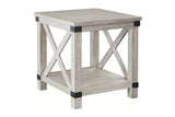 Carynhurst Whitewash End Table by Ashley at Eve Furniture