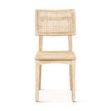 Casablanca 18" Dining Chair in Natural White, Set of 2 by Home Trends & Design at Eve Furniture