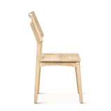 Casablanca 18" Dining Chair in Natural White, Set of 2 by Home Trends & Design at Eve Furniture