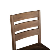 Casablanca 18" Ladder Back Dining Chair in Toffee Nut, Set of 2 by Home Trends & Design at Eve Furniture
