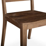 Casablanca 18" Ladder Back Dining Chair in Toffee Nut, Set of 2 by Home Trends & Design at Eve Furniture
