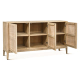 Casablanca 64" Sideboard in Natural White by Home Trends & Design at Eve Furniture