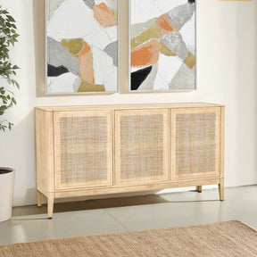Casablanca 64" Sideboard in Natural White by Home Trends & Design at Eve Furniture