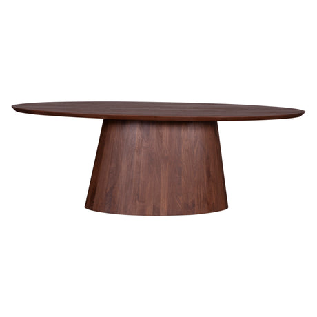 Casablanca 86" Oval Dining Table in Toffee Nut by Home Trends & Design at Eve Furniture