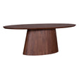 Casablanca 86" Oval Dining Table in Toffee Nut by Home Trends & Design at Eve Furniture