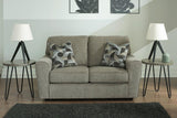 Cascilla Pewter Loveseat by Ashley at Eve Furniture