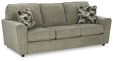 Cascilla Pewter Sofa by Ashley at Eve Furniture