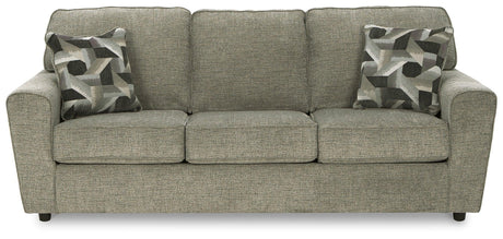 Cascilla Pewter Sofa by Ashley at Eve Furniture