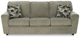 Cascilla Pewter Sofa and Loveseat by Ashley at Eve Furniture