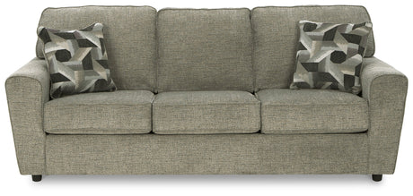 Cascilla Pewter Sofa and Loveseat by Ashley at Eve Furniture
