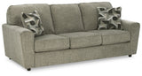 Cascilla Pewter Sofa and Loveseat by Ashley at Eve Furniture