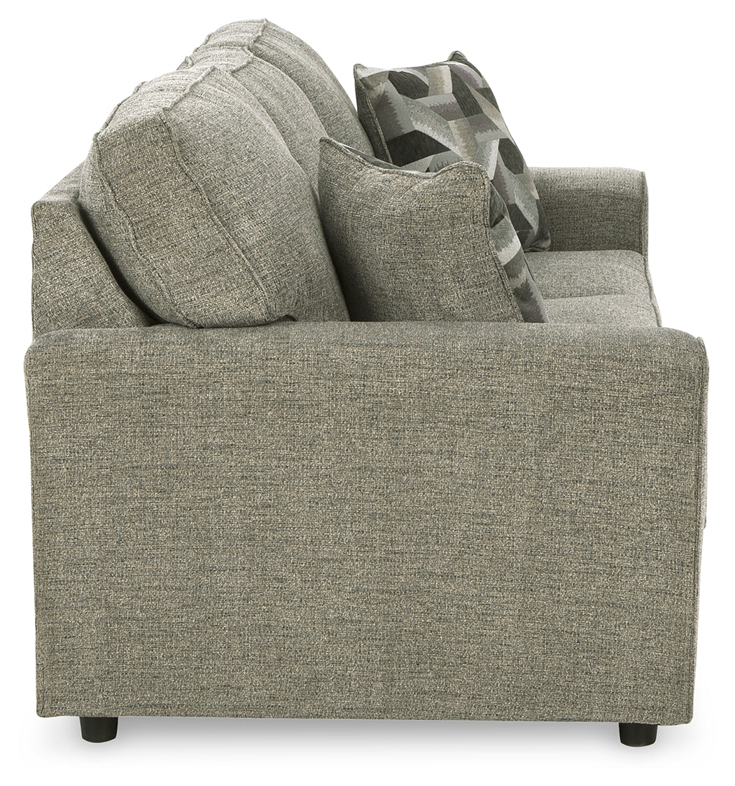 Cascilla Pewter Sofa and Loveseat by Ashley at Eve Furniture