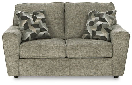 Cascilla Pewter Sofa and Loveseat by Ashley at Eve Furniture
