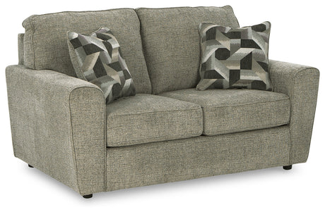 Cascilla Pewter Sofa and Loveseat by Ashley at Eve Furniture