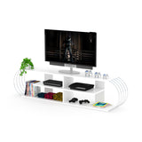 Case Tv Stand Walnut-Chrome by Furnia at Eve Furniture