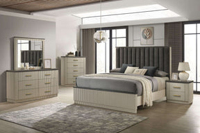Casey Beige-White Bedroom Set by Cosmos Furniture at Eve Furniture