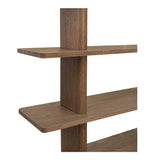 Casey Dark Brown Large Bookcase by Moe's Home at Eve Furniture