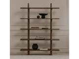 Casey Dark Brown Large Bookcase