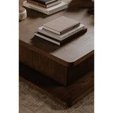 Casey Dark Brown Large Coffee Table by Moe's Home at Eve Furniture