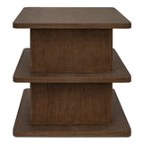 Casey Dark Brown Side Table by Moe's Home at Eve Furniture