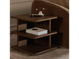 Casey Dark Brown Side Table by Moe's Home at Eve Furniture