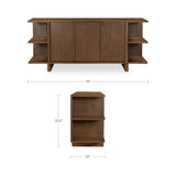 Casey Dark Brown Sideboard by MOES at Eve Furniture