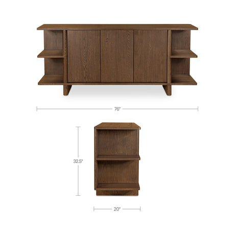 Casey Dark Brown Sideboard by MOES at Eve Furniture