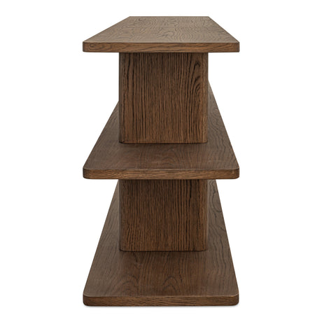 Casey Dark Brown Small Bookcase by MOES at Eve Furniture