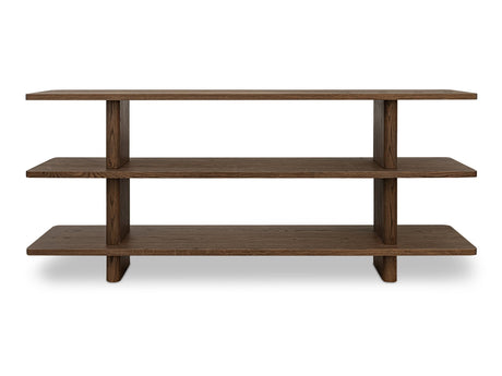 Casey Dark Brown Small Bookcase by MOES at Eve Furniture