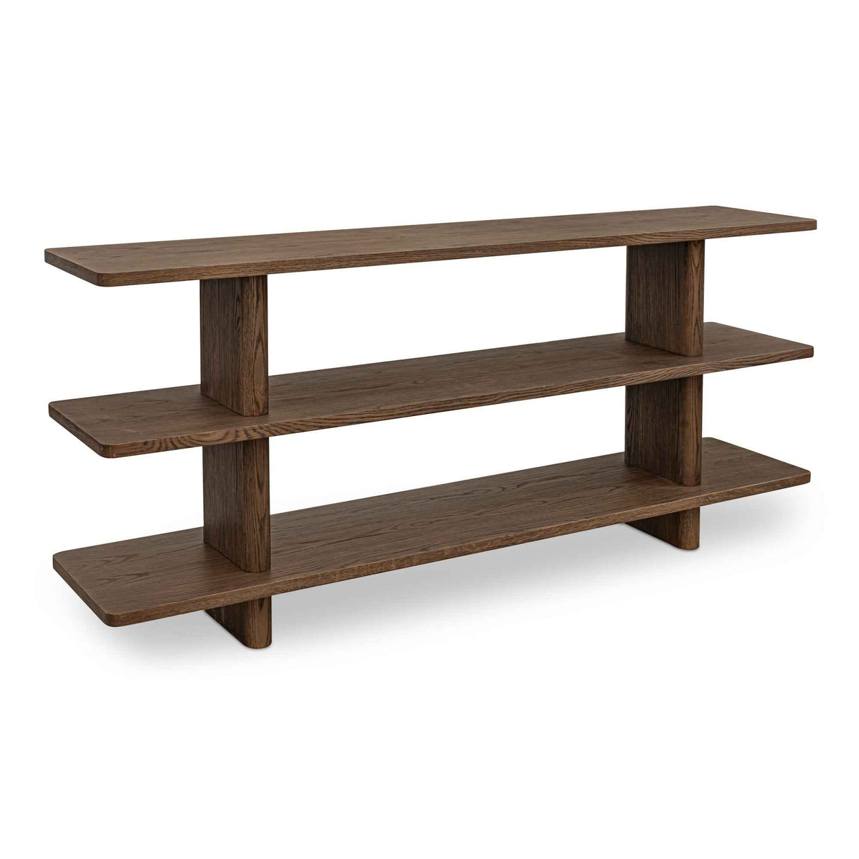 Casey Dark Brown Small Bookcase by Moe's Home at Eve Furniture