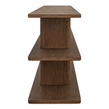Casey Dark Brown Small Bookcase by Moe's Home at Eve Furniture