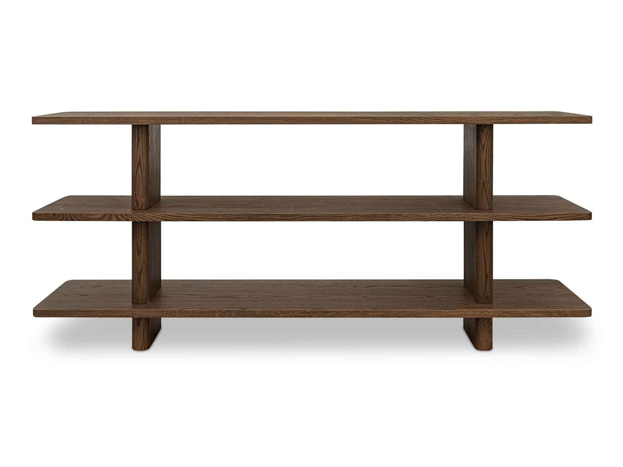 Casey Dark Brown Small Bookcase by Moe's Home at Eve Furniture