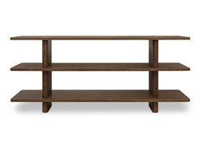 Casey Dark Brown Small Bookcase by Moe's Home at Eve Furniture