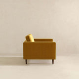 Casey Gold Velvet Lounge Chair by Ashcroft Furniture at Eve Furniture