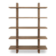Casey Large Bookcase Dark Brown by Moe's Home at Eve Furniture