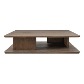 Casey Large Coffee Table Dark Brown by Moe's Home at Eve Furniture