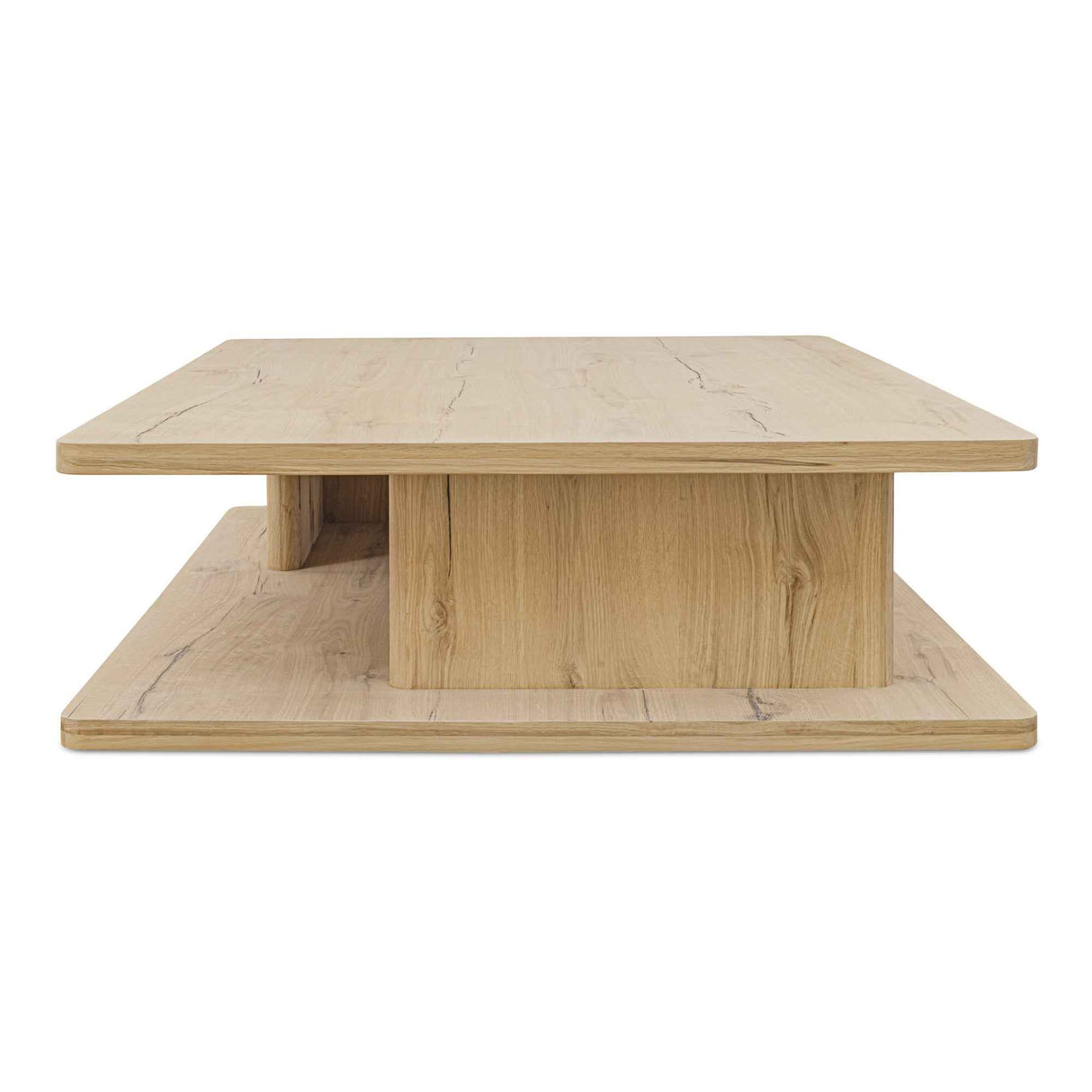 Casey Rustic Oak Large Coffee Table by Moe's Home at Eve Furniture