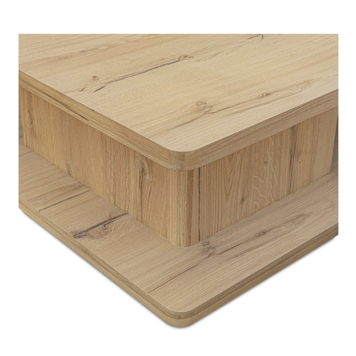 Casey Rustic Oak Large Coffee Table by Moe's Home at Eve Furniture