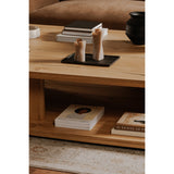 Casey Rustic Oak Large Coffee Table by Moe's Home at Eve Furniture