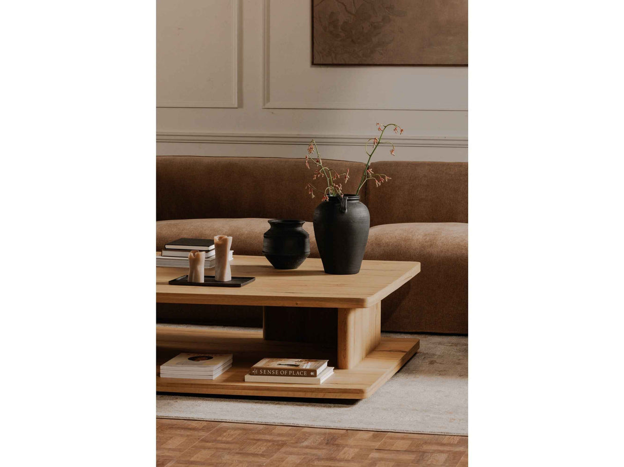 Casey Rustic Oak Large Coffee Table by Moe's Home at Eve Furniture